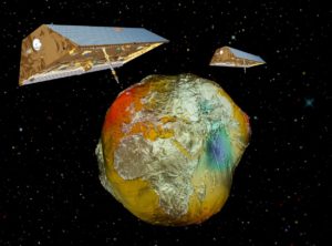 Спутники-близнецы GRACE и гравитационная модель Земли