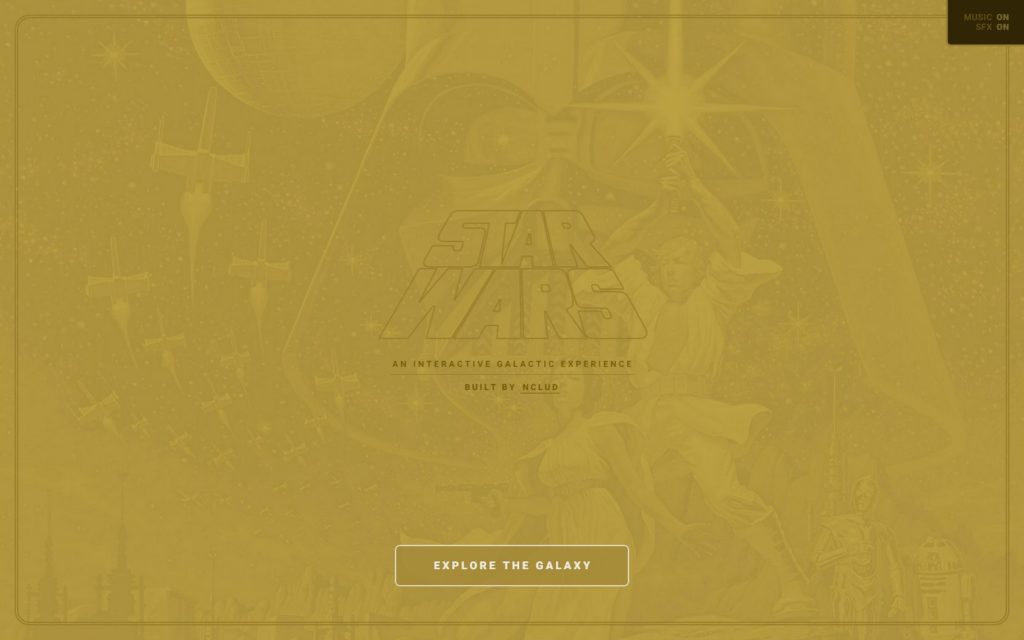 Интерактивная карта вселенной Star Wars