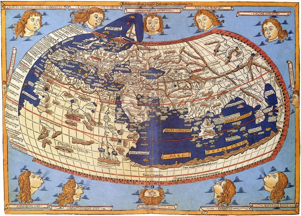 “Космографика” Птолемея, 1482 год.