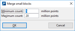 Merge small blocks