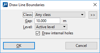 Draw line boundaries